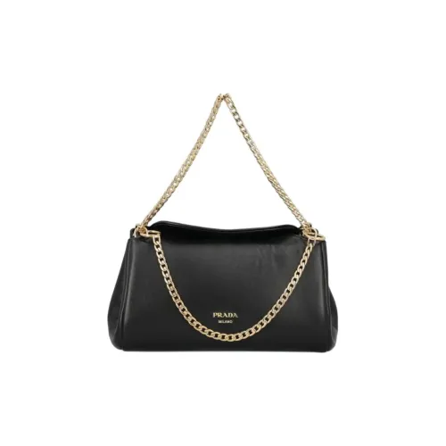 PRADA Tumulte Овечья кожа Сумка через плечо Женская Черная