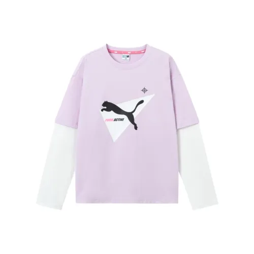 PUMA Performance Розовый Фиолетовый 70001 KIDS T-рубашки