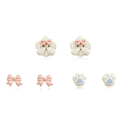 DVNRR Сплав Серьги-гвоздики Женские