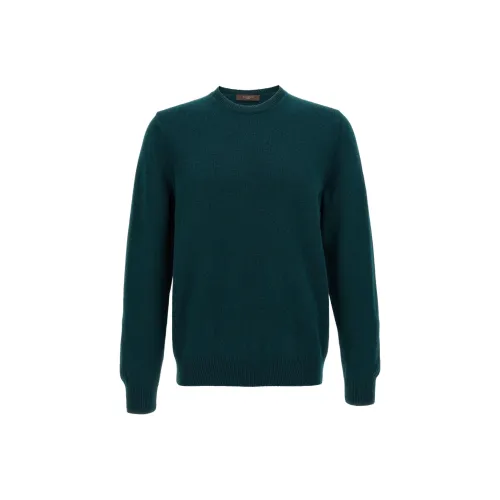 Zanone Зеленый Мужской Свитеры