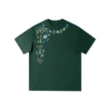[100% cotton] Forest Green (Большой, Многоцветный, Фейерверк, Горловина, Спереди, Этикетка)