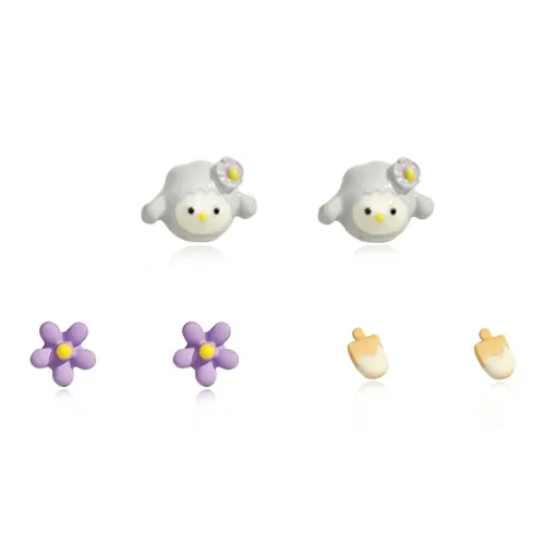 DVNRR Сплав Серьги-гвоздики Женские