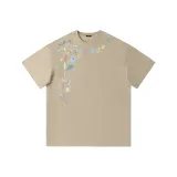 [100% cotton] Хаки (Большой, Многоцветный, Фейерверк, Спереди, Горловина, Этикетка)