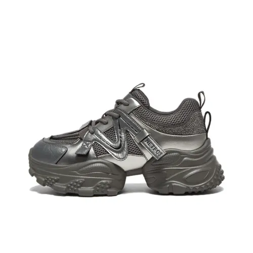 BASTO Дышащие Низкие Кроссовки с Толстой Подошвой Женские