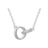 Плавающее ожерелье с буквой (буква O)