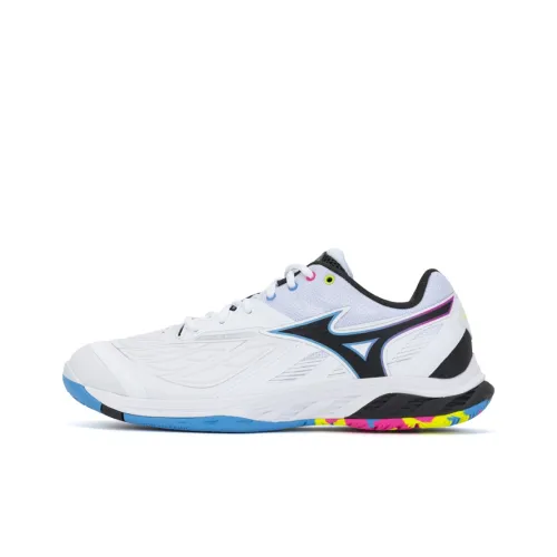 Mizuno Wave Fang 2 Бадминтонная обувь Низкий топ Aqua Цветной синий Унисекс