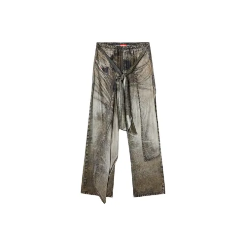 DIESEL Серый Зеленый Женские Джинсы
