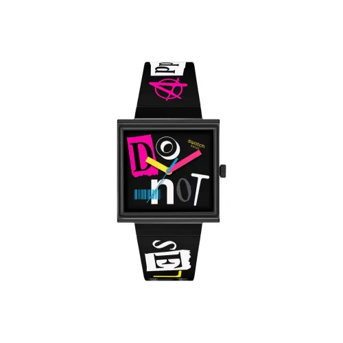Swatch Quartz Механизм Унисекс Часы 41,8 мм Многоцветные
