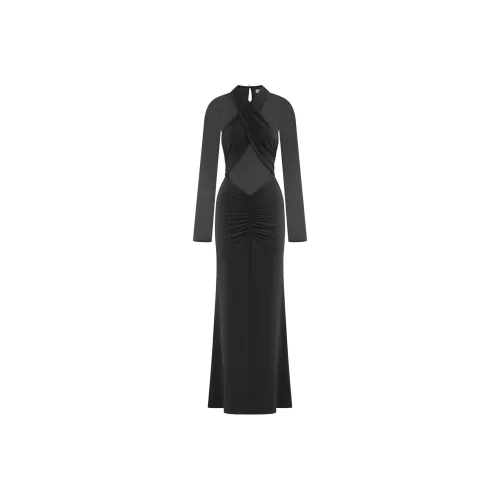 Meshki Длинное платье с длинными рукавами женское