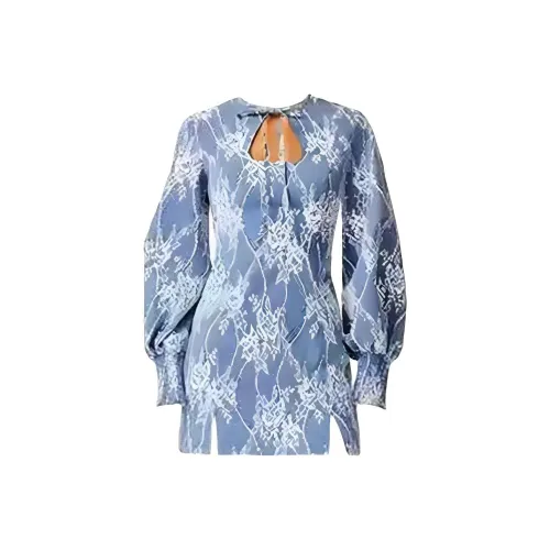 ELLIATTCOLLECTIVE Длинное платье с длинными рукавами женское