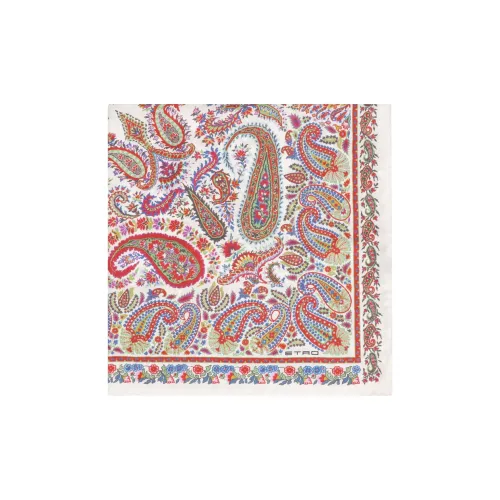 ETRO Шелковые шарфы Женские Многоцветные