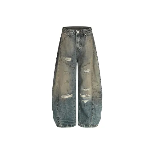 STRUCKCOOL Синий Унисекс Джинсы