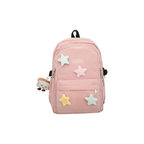 Путешествие Нейлон Рюкзак Стандартный Женский Черный Розовый Зеленый Фиолетовый