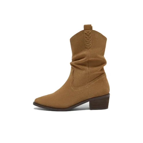 BASTO Western Traveler Booties Женские CAMEL