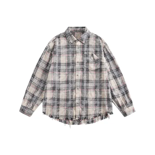 HYLHYL Бежевый Унисекс Рубашки