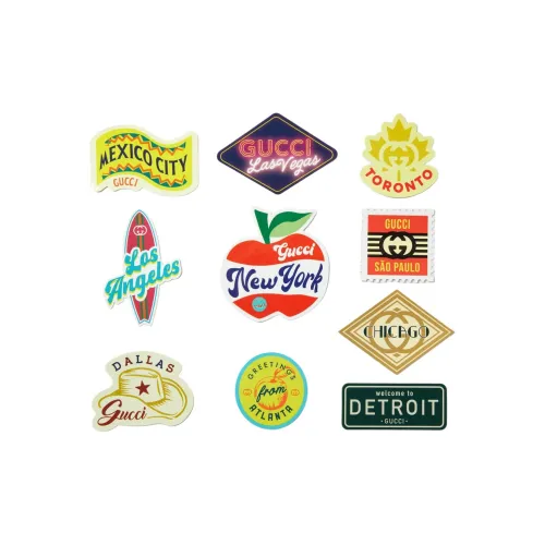 GUCCI Бумажный пакет Аксессуар Унисекс Многоцветный