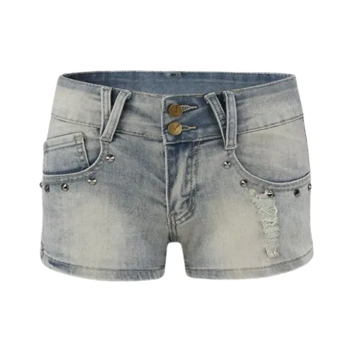 JOPPTI Светло-синие женские джинсовые шорты