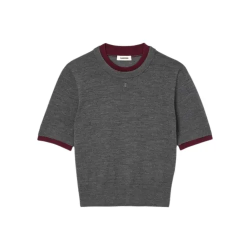 Sandro Серый Женский Трикотаж