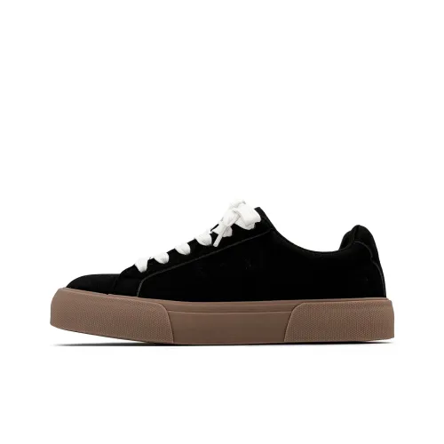 Mengsai Low-Top Canvas Shoes Мужские Черные