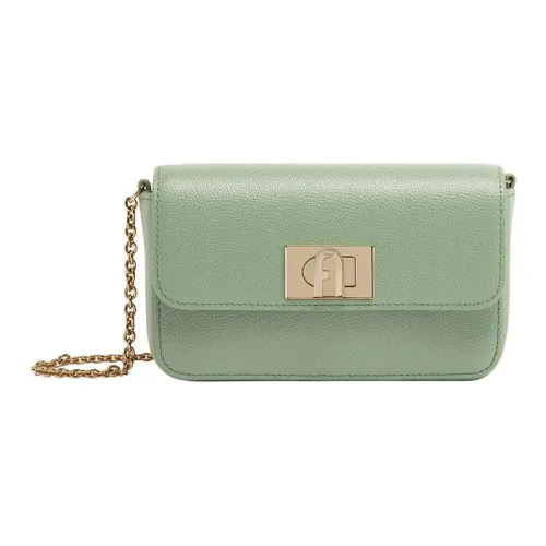 Furla 1927 Collection Сумка через плечо из кожи женская оливкового цвета