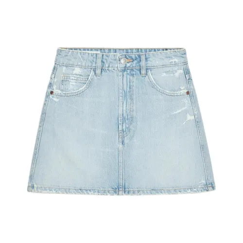 ZARA Trf Джинсовые короткие юбки Женские