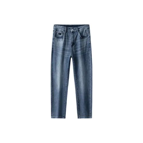 MISS FLY Burberry Blue Unisex Jeans