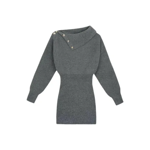 ARIADNAW STUDIO Длинное платье с длинными рукавами женское