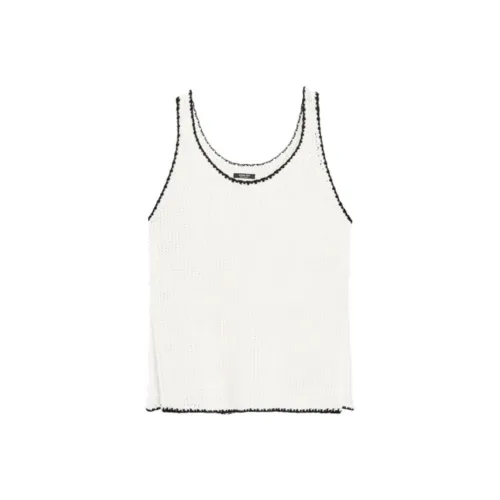 Massimo Dutti Белые Женские Майки