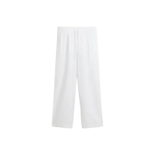 ZARA Белые Мужские Повседневные Штаны