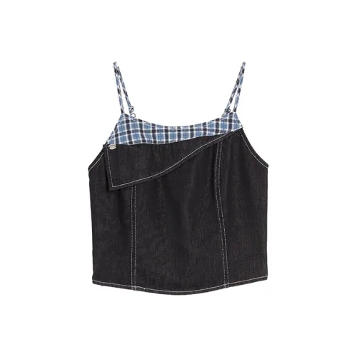 ELLE Джинсовый синий Женские Майки