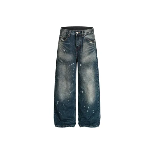 STRUCKCOOL Синий Унисекс Джинсы