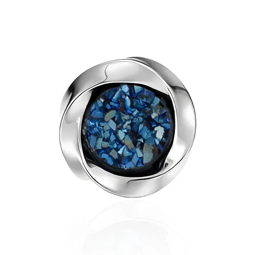 May10th Серебро S925 Stud Мужская Нижняя Заколка Серьги Унисекс