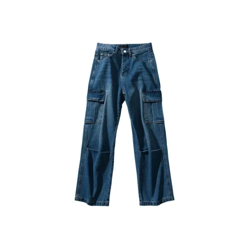 ASEDE Blue Unisex Jeans ASEDE Синий Унисекс Джинсы