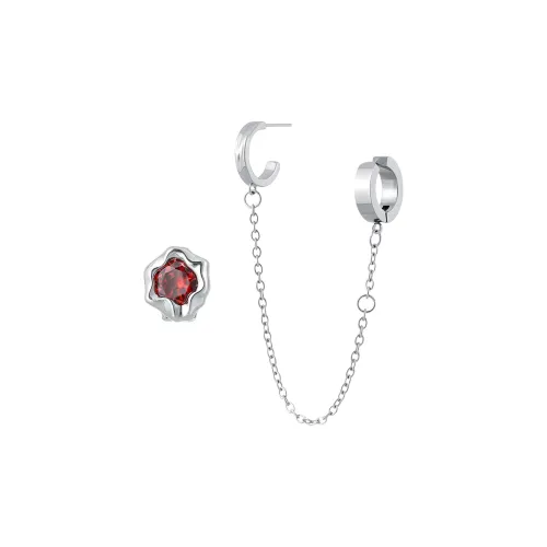 MISS XIA JWY Серьги из меди с серебряным покрытием унисекс