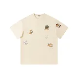 [100% cotton] Светлый бежевый (Ma Кошка и Собака Paradise Левый рукав Этикетка + Ma Кошка и Собака Paradise)