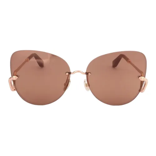 Roberto Cavalli Металл Бабочка Солнцезащитные очки Женские Золотой