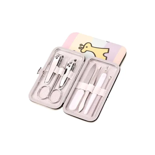 MUXI BABY Мультяшный Набор для Ухода за Ногтями из Нержавеющей Стали 7 шт Набор Ножниц для Ногтей и Лента для Ногтей