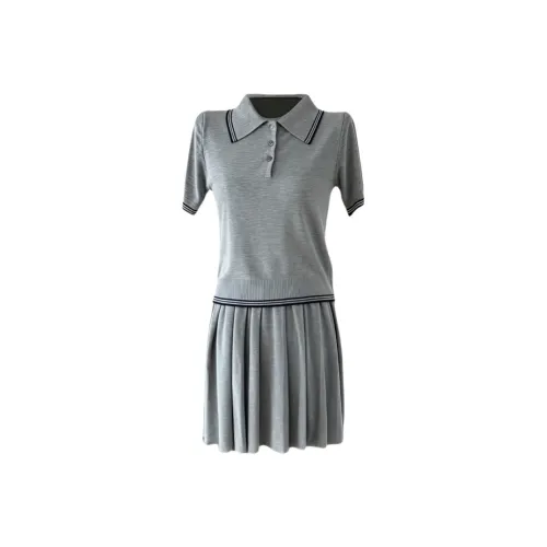 NATHANIA Серый Женские Комплекты с Юбкой