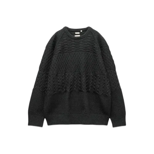 Nanamica FW25 Круглый вырез Свитер Трикотаж Мужской