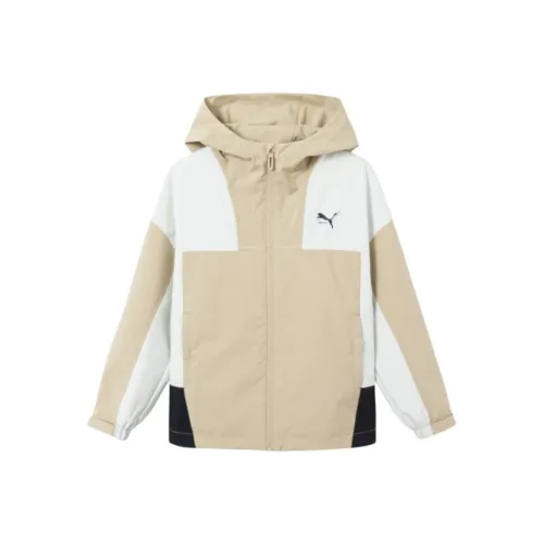 PUMA Куртка Performance Кофейно-белый Тон Подростки