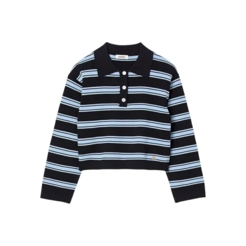 Sandro Темно-синий Женская Поло