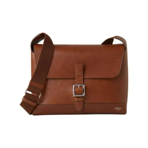 Mulberry Растительное дубленое кожа Курьерская сумка Сумка через плечо Маленькая Мужская Умбра