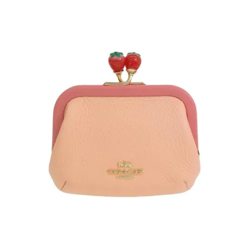 COACH Kisslock Женские Телесный и Фуксия