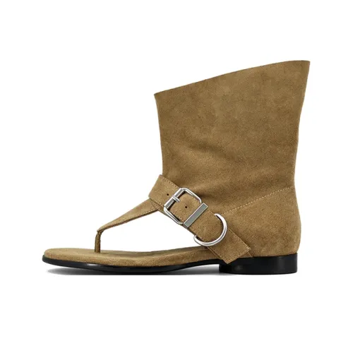 ZSBELLA Римские Сандалии Женские Коричневые