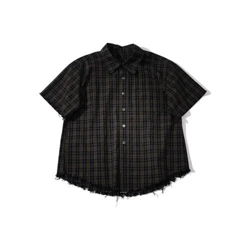 FROM THE STREET Коричневый Унисекс Рубашки