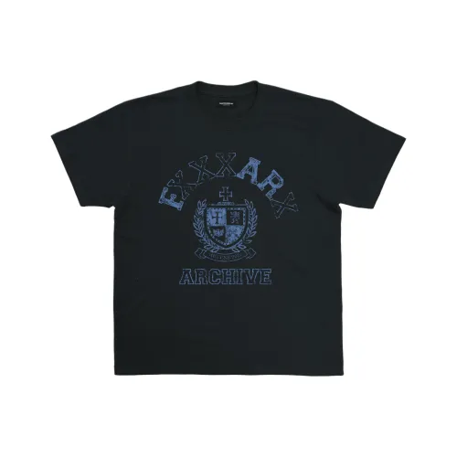 Far Archive SS25 Черные Мужские T-рубашки