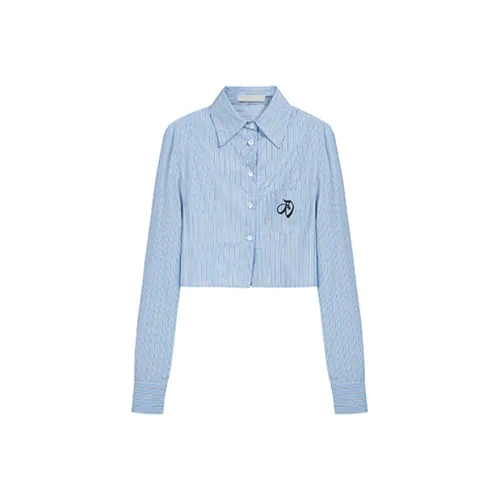 KYKW Синий Женские Рубашки