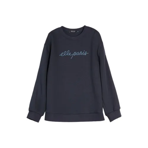 ELLE Темно-синие женские свитшоты