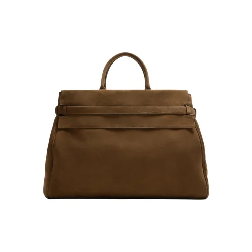 ZARA ORIGINS Корова Кожа Сумка Экстра-Большая Мужская Коричневая