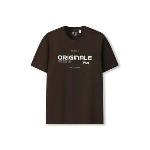 FILA ORIGINALE Темный земляной тон Мужская футболка
